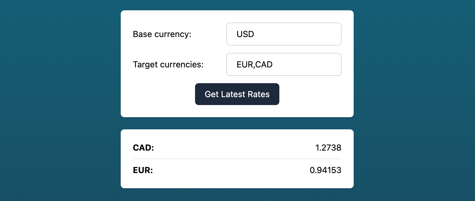 Building A Currency Converter In JavaScript Currencyapi Documentation